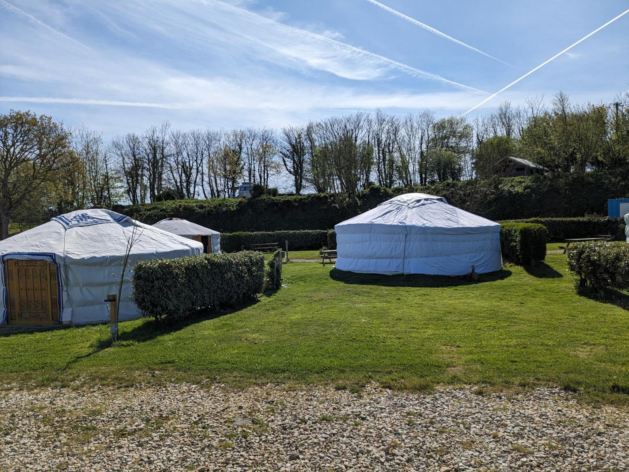 Camping Kerlaudy Mer Et Yourtes Plouénan Exterior foto