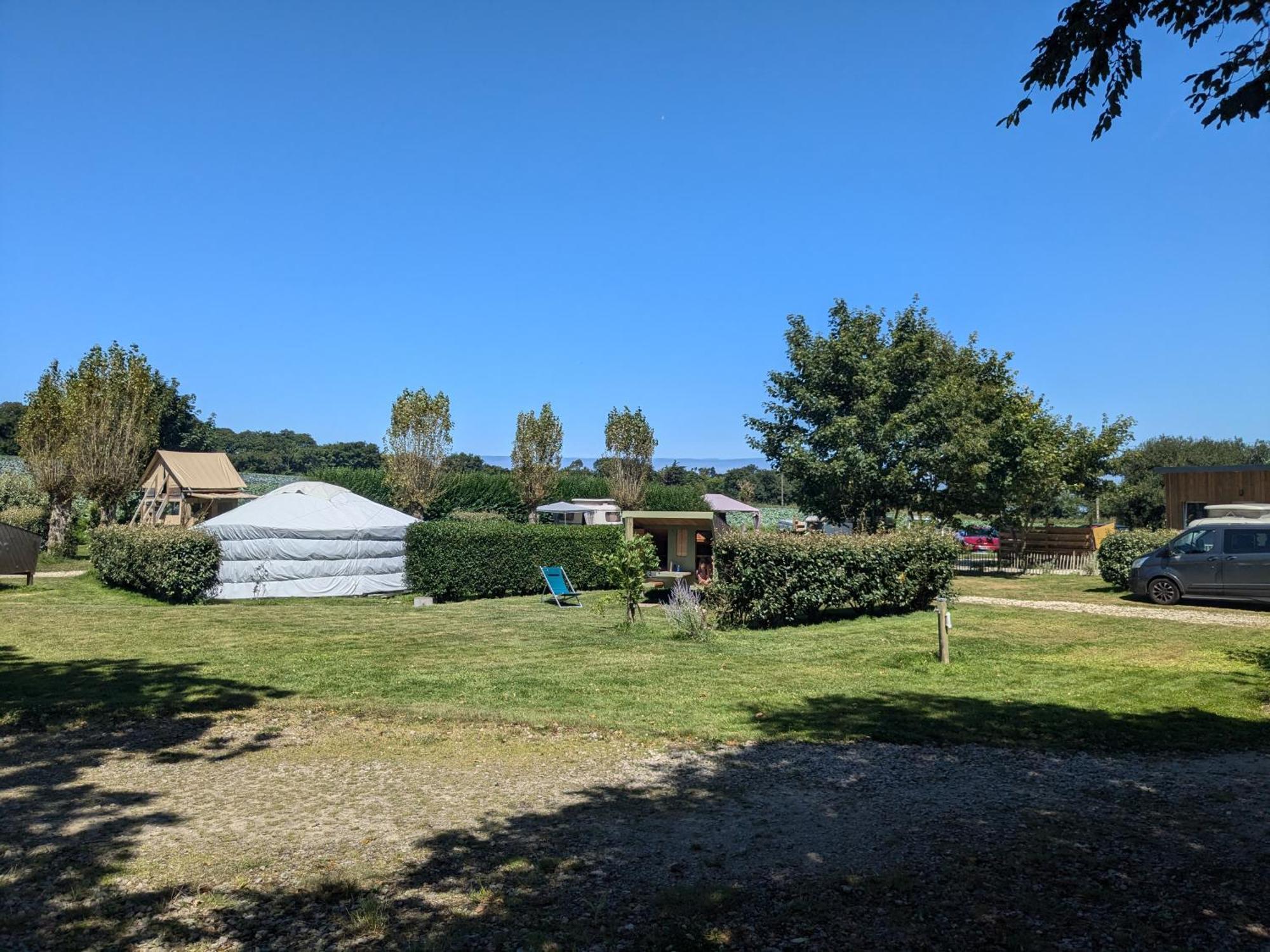Camping Kerlaudy Mer Et Yourtes Plouénan Exterior foto