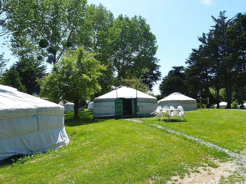 Camping Kerlaudy Mer Et Yourtes Plouénan Exterior foto